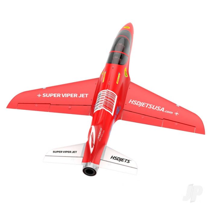 HSD Jets Super Viper Gas Turbine RC Jet PNP (no Tx/Rx/Turb/Bat) w/Smoke – Red