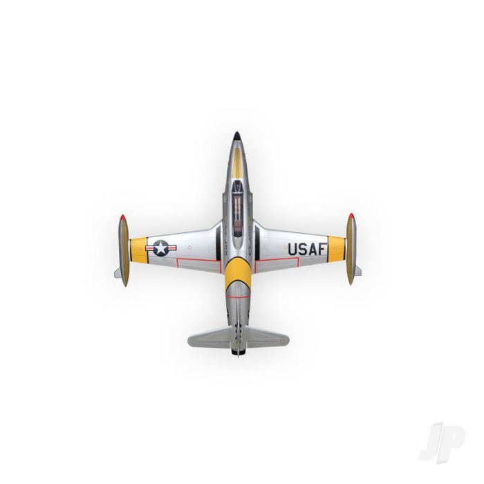 HSD Jets T-33 8kg Turbine Foam Jet, Yellow Ribbon (Kit)