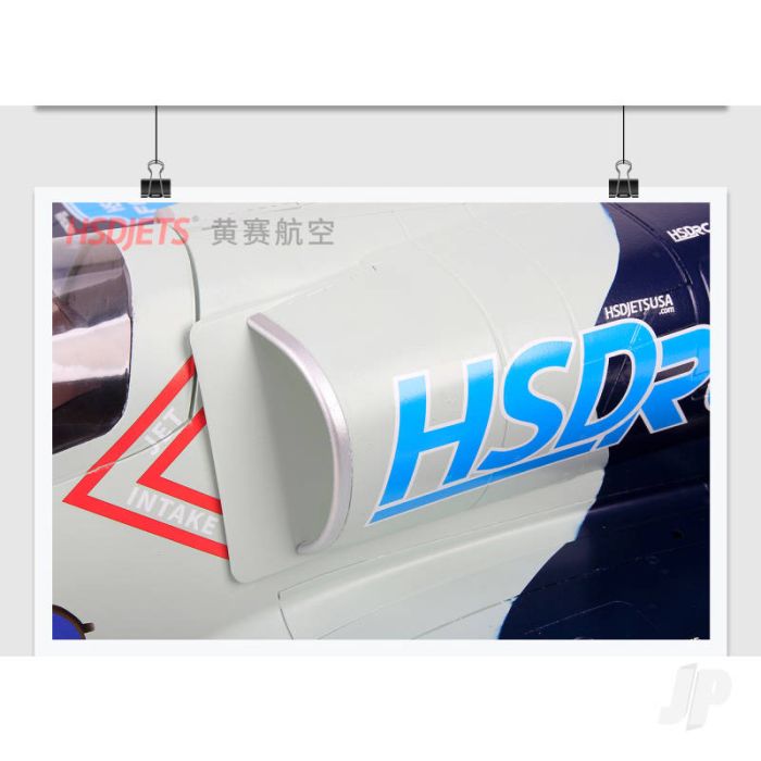 HSD Jets L-39 6kg Turbine Foam Jet, Blue Camo (PNP + Smoke, no turbine) XT60