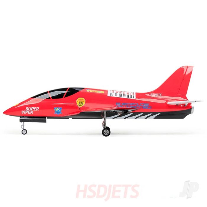 HSD Jets Super Viper Turbine Composite, Red, 1800mm (PNP + smoke, no turbine)