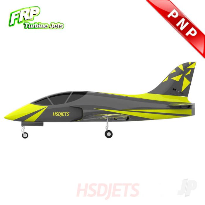 HSD Jets Super Viper Turbine Composite, Yellow / Grey, 1800mm (PNP + smoke, no turbine)