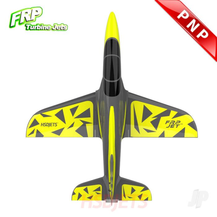 HSD Jets Super Viper Turbine Composite, Yellow / Grey, 1800mm (PNP + smoke, no turbine)