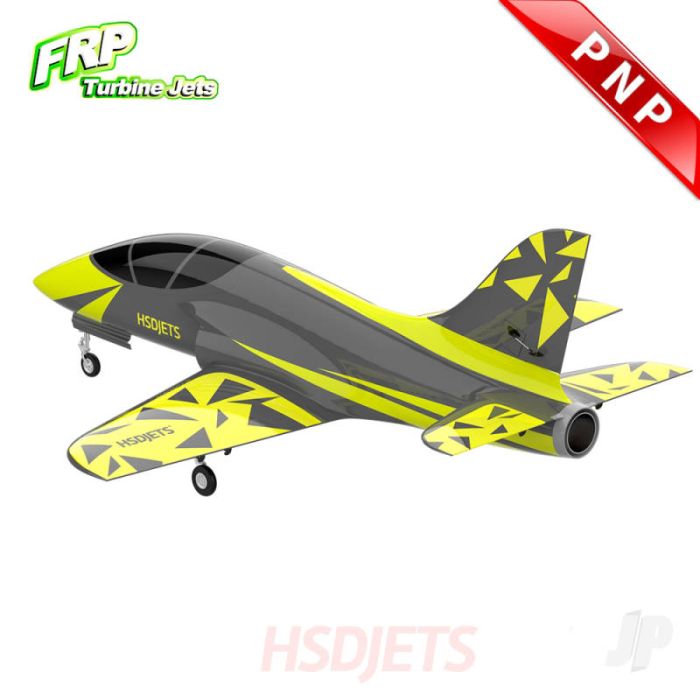 HSD Jets Super Viper Turbine Composite, Yellow / Grey, 1800mm (PNP + smoke, no turbine)