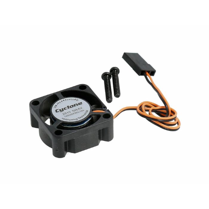 Hobbywing Fan P2510 Jr3p 25mm 6v 14,000rpm Black E