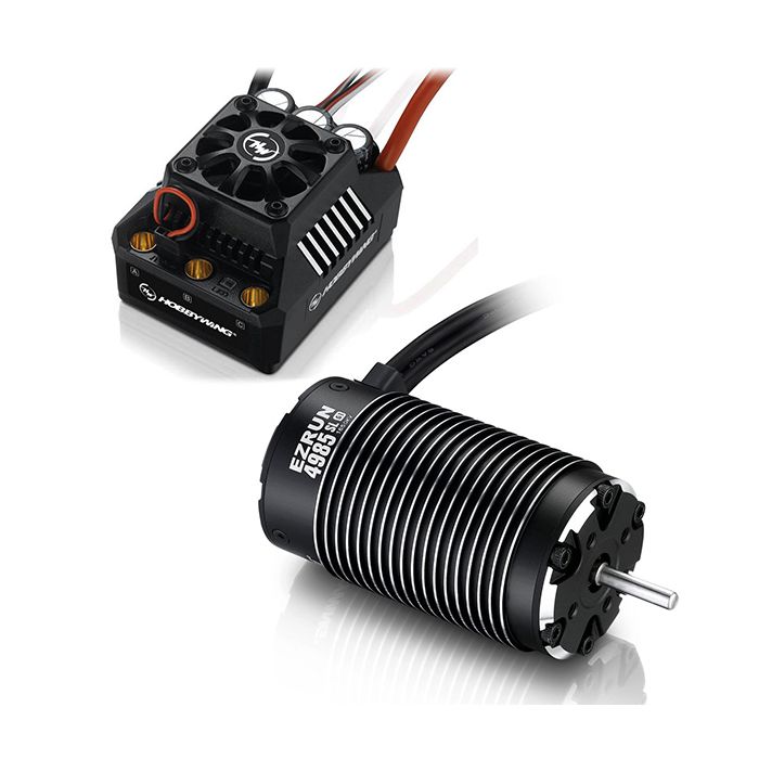 Hobbywing Combo Ezrun Max6 ESC 4985-1650kv Motor (Black) 5mm