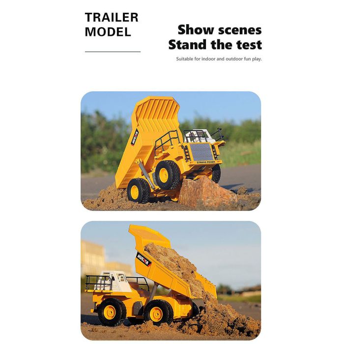 Huina 1:24 RC Dump Truck Tipper Lorry -  6 Function