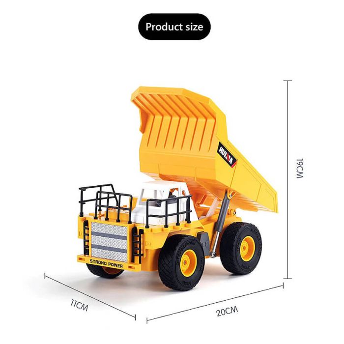 Huina 1:24 RC Dump Truck Tipper Lorry -  6 Function