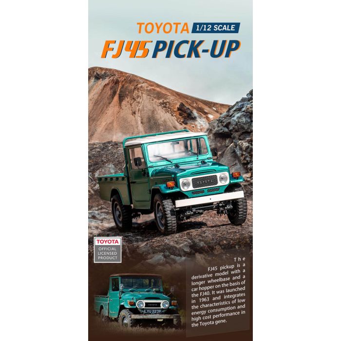 FMS 1:12 Toyota FJ45 Land Cruiser Scaler RC Truck Crawler Car RTR - Green