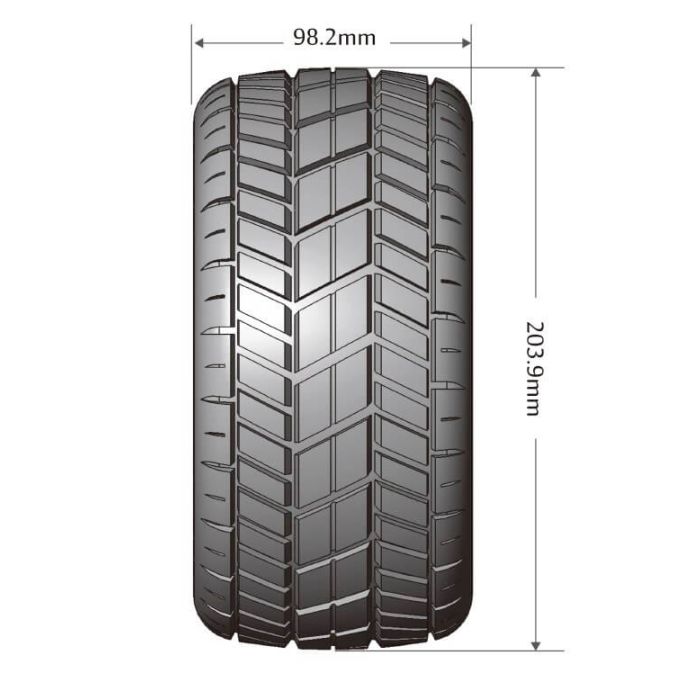 Louise RC X-Rocket X-Maxx (24mm Hex) Wheels & Tyres (Pair)