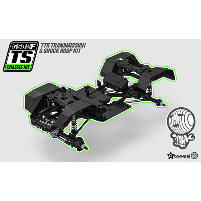 Gmade 1/10 GS02F TS RC Model Rock Crawler Truck Kit
