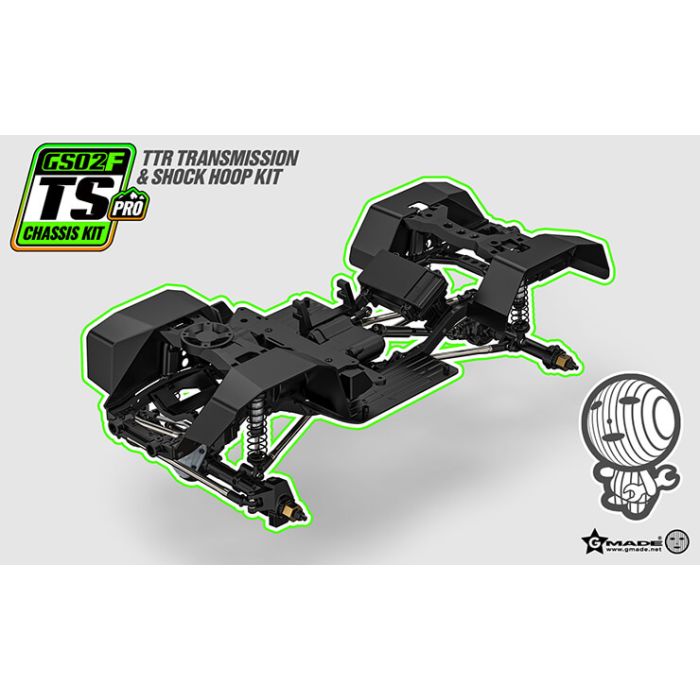 Gmade 1/10 GS02F TS Pro RC Model Rock Crawler Truck Kit