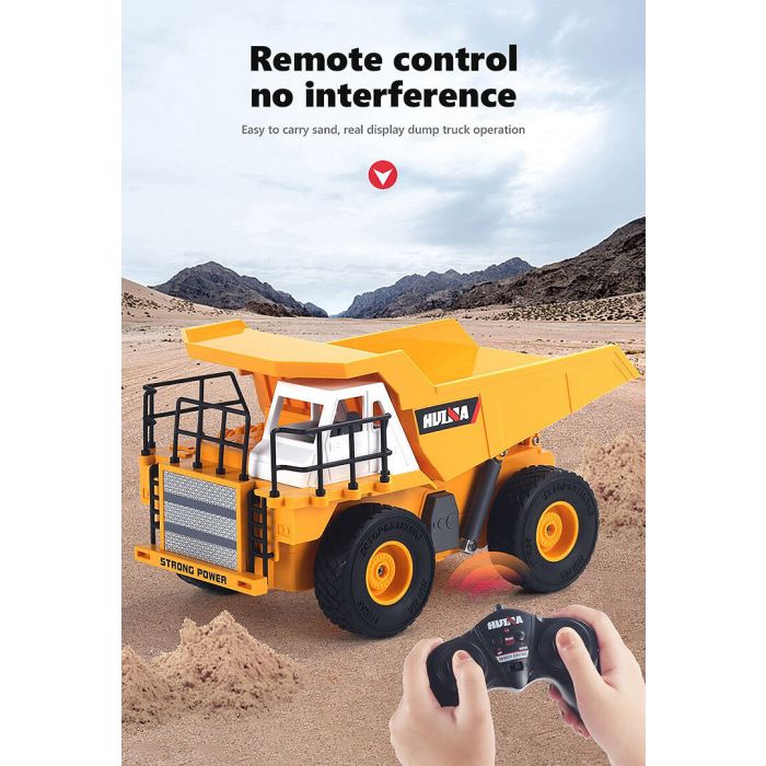 Huina 1:24 RC Dump Truck Tipper Lorry -  6 Function
