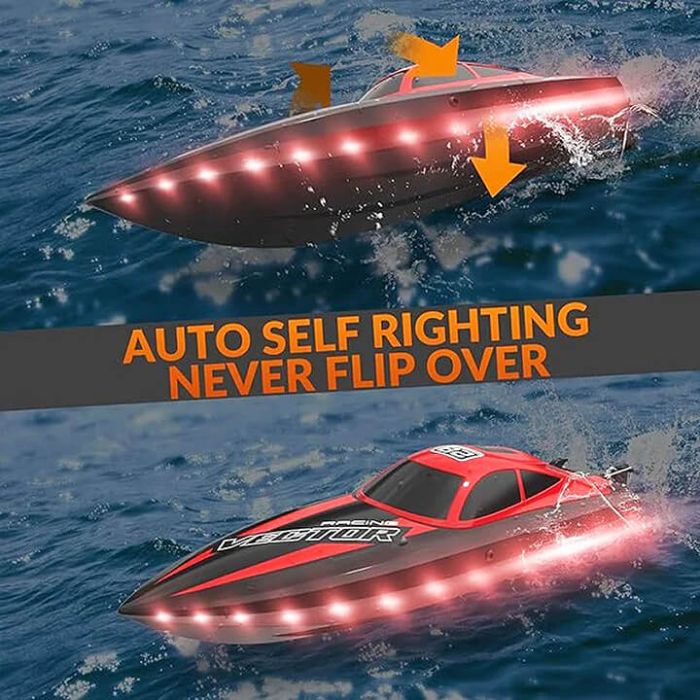 Volantex Racent Vector Lumen RTR RC Model Boat - Red