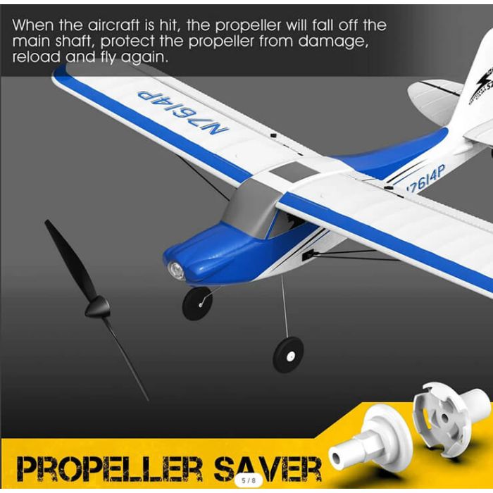 Volantex Sport Cub 500 RTF Sonik RC Trainer Plane w/Gyro – Blue