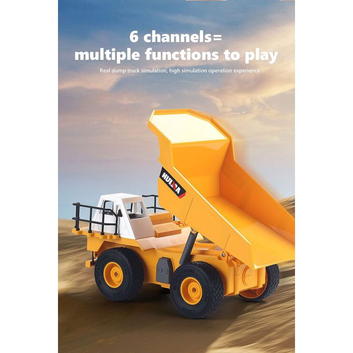 Huina 1:24 RC Dump Truck Tipper Lorry -  6 Function
