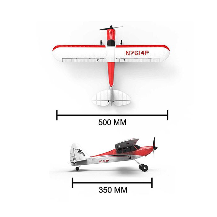 Volantex Sport Cub 500 RTF Sonik RC 4-Channel Trainer Plane w/Gyro Stabilisation