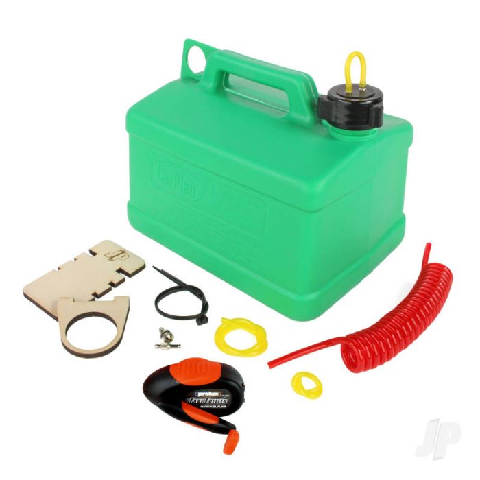 JP Fuel Caddy Fueling System (Green Petrol) 5 Litres For RC Model Plane