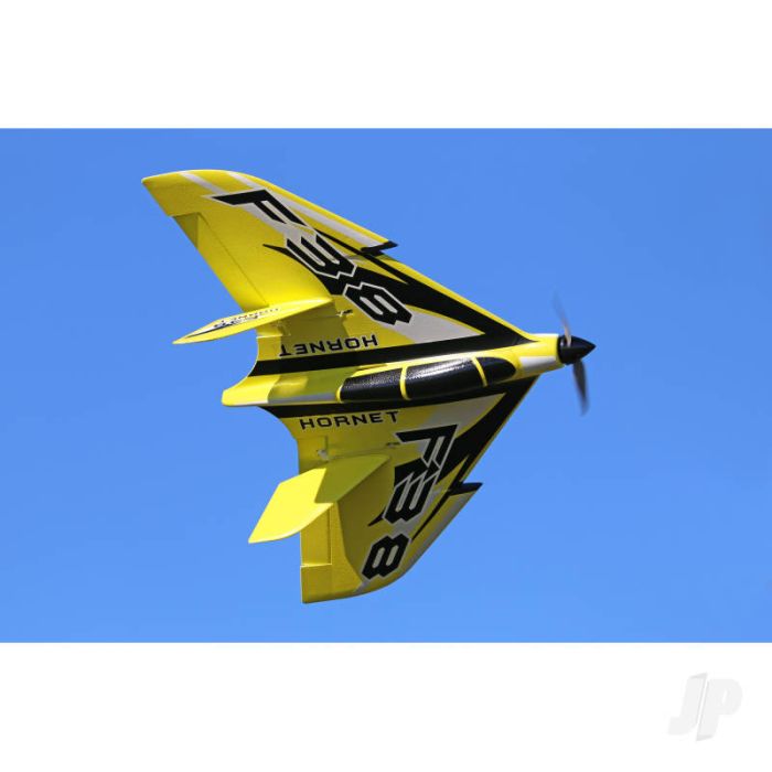 F-38 Delta Racer PNP Yellow (800mm) no Tx/Rx/Batt RC Model Aeroplane