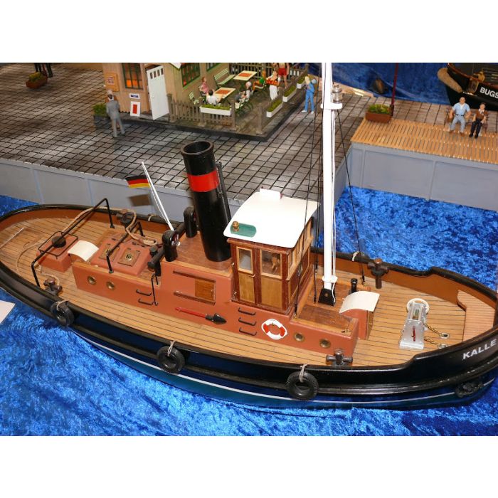 Kalle 2 Radio Control Steam Tug Boat 1:20 Scale Aero-Naut Model Kit