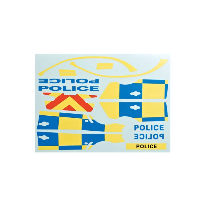 Killerbody RC Car Decal Sheet for Police Car
