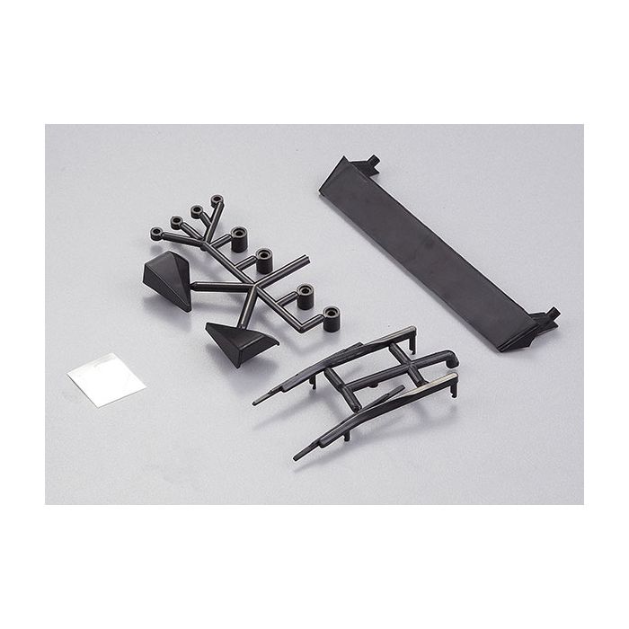 Killerbody RC Car Black Plastic Parts - Lancia Delta HF Integrale