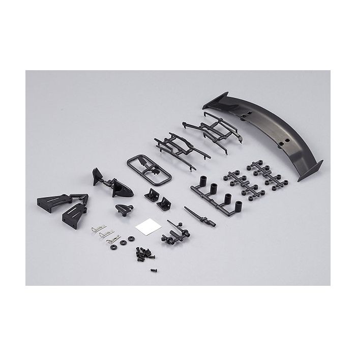 Killerbody RC Car 1/10 TC Basic Plastic Parts (Black Finish)
