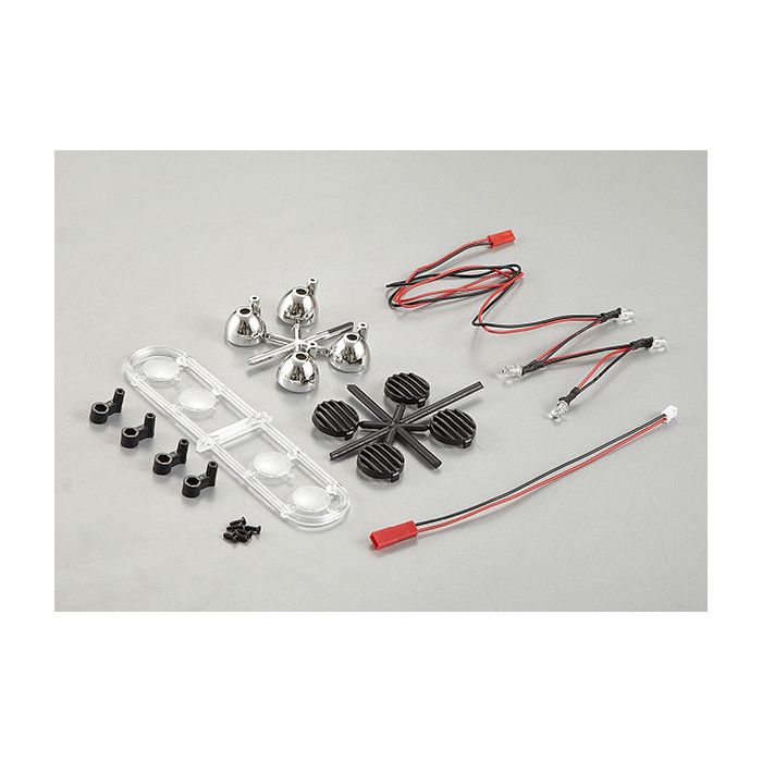 Killerbody RC Car Black Spot Lights W/Led Unit Set (4)