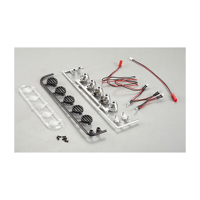 Killerbody RC Car Black Spot Lights W/Led Unit Set (5)