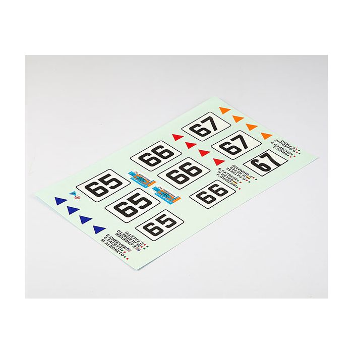 Killerbody RC Car Decal Sheet Lancia Beta Montecarlo (Num/Drivers)