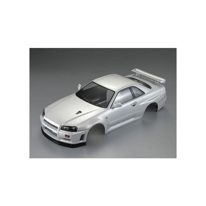 Killerbody RC Car Nissan Skyline R34 195mm Finished Body-White