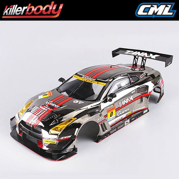 Killerbody Gainer Tanax Nissan Skyline GT-R Nismo R35 Finished 1:10 RC Car Body
