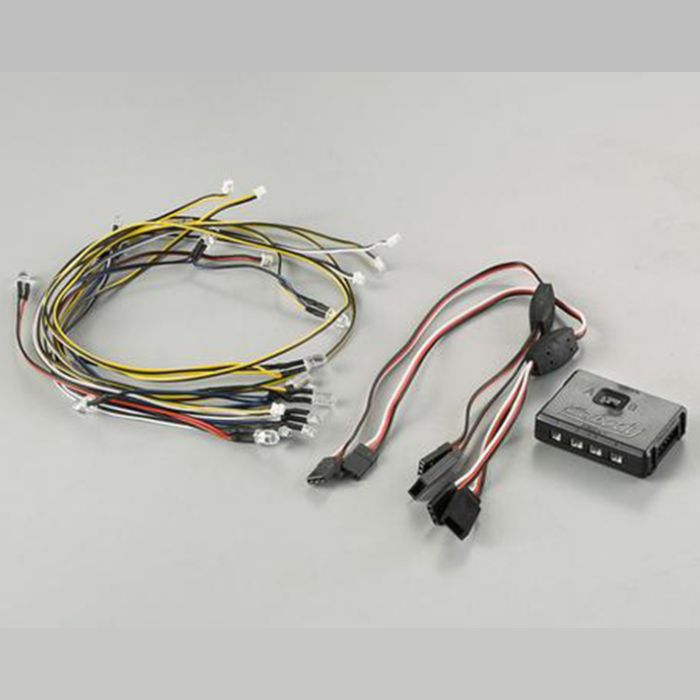 Killerbody RC Car LED Light Unit Box Set 16 Lights For Lexus RC F Wide Body