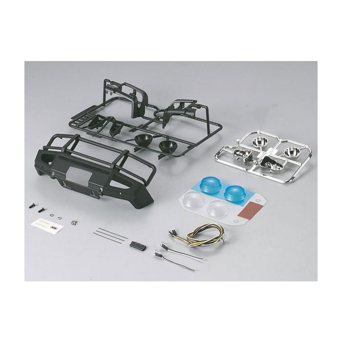 Killerbody RC Car 1/10th Alloy Bumper W/Led Upgrade Sets Matt/Black