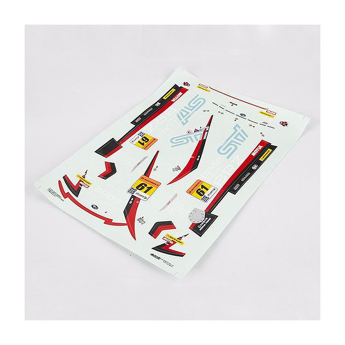 Killerbody RC Car Subaru BRZ R&D Sport Decal Sheet