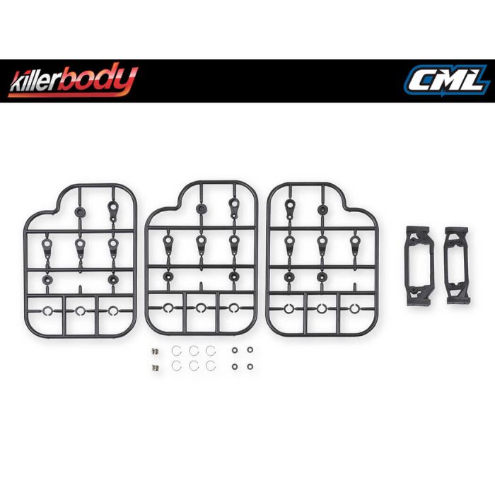 Killerbody 1:10 Mercury RC Crawler Truck Chassis Kit - Fits Jeep Rubicon Body