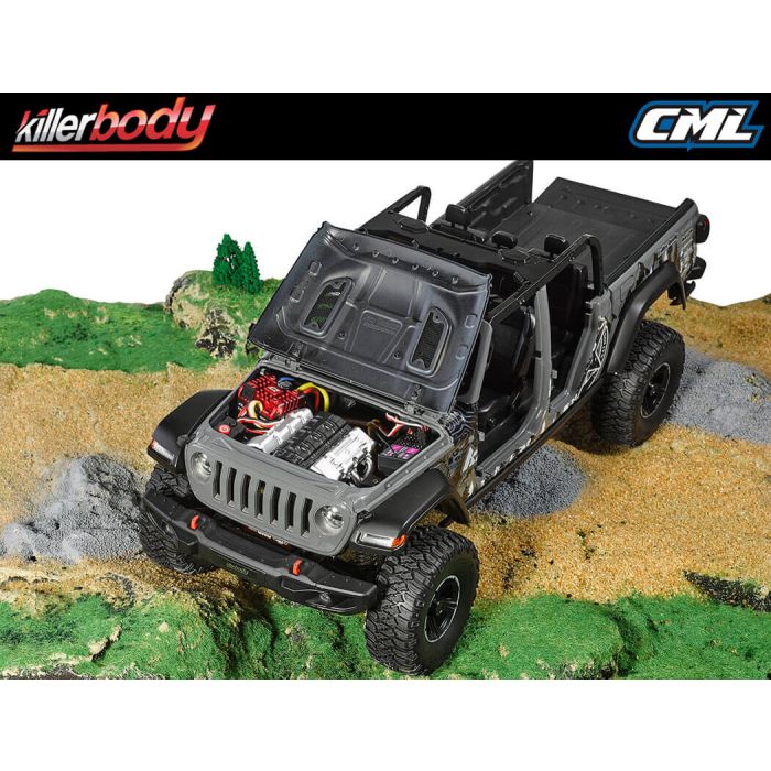 Killerbody 1:10 Mercury RC Crawler Truck Chassis Kit - Fits Jeep Rubicon Body