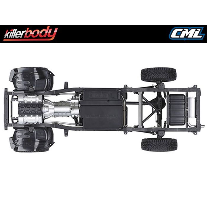 Killerbody 1:10 Mercury RC Crawler Truck Chassis Kit - Fits Jeep Rubicon Body