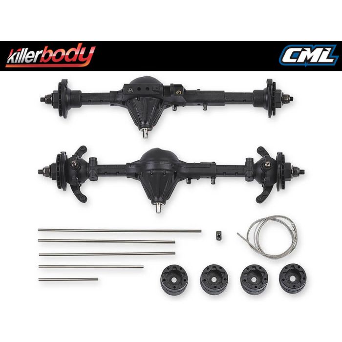 Killerbody 1:10 Mercury RC Crawler Truck Chassis Kit - Fits Jeep Rubicon Body