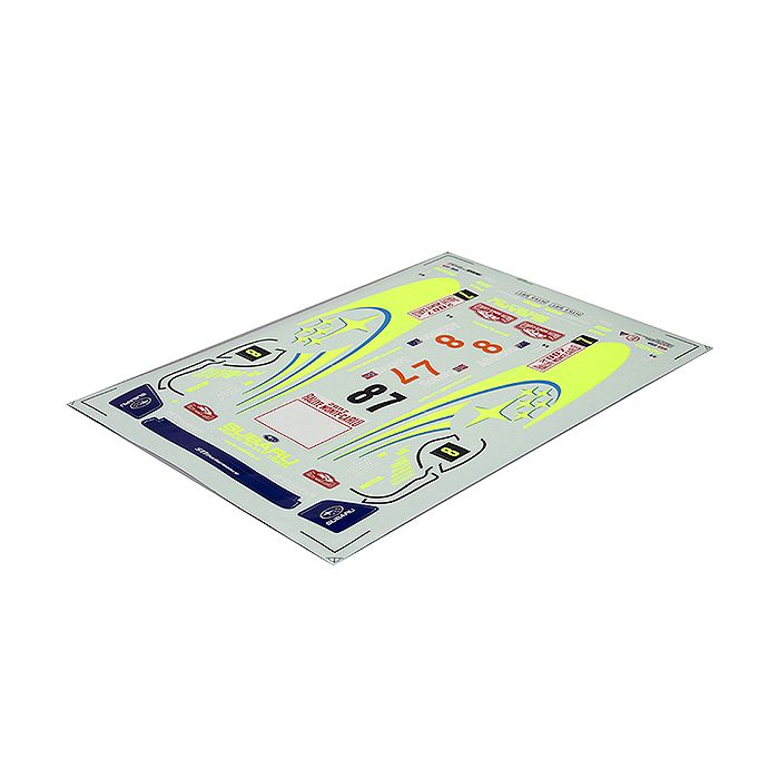 Killerbody 1:10 Scale RC Car Subaru Impreza WRC 2007 Racing Decal Sheet