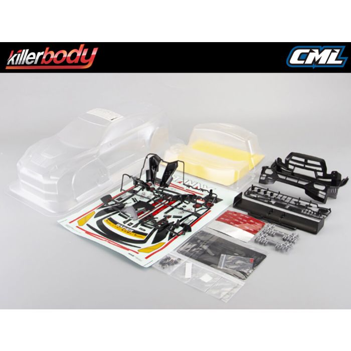 Killerbody Gainer Tanax Nissan Skyline GT-R Nismo R35 1:10 RC Car Body - Clear