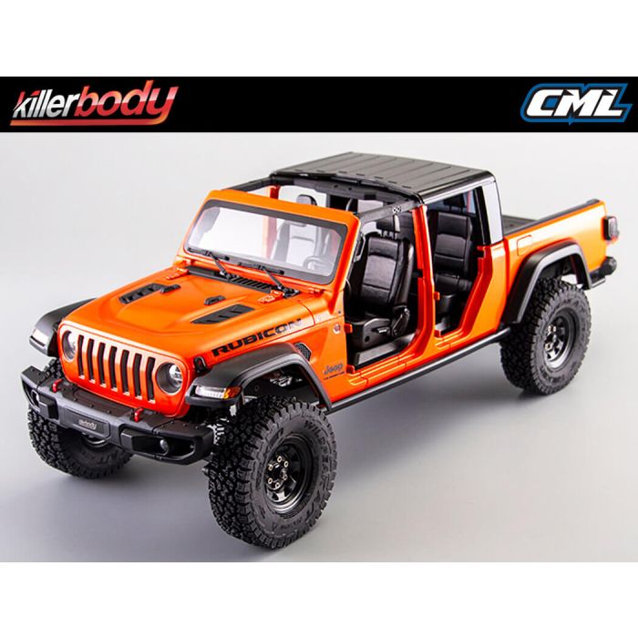 Killerbody 1:10 Jeep Gladiator Rubicon Complete Body Set - Orange