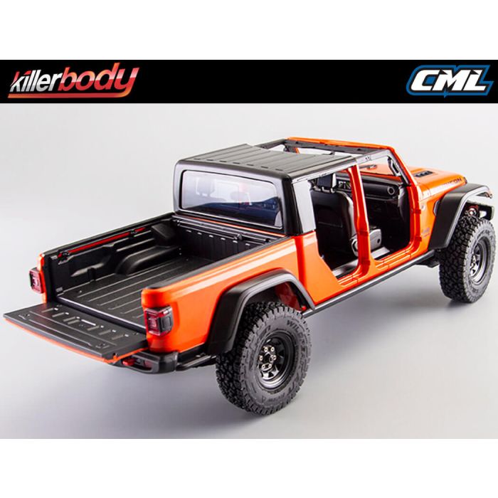 Killerbody 1:10 Jeep Gladiator Rubicon Complete Body Set - Orange