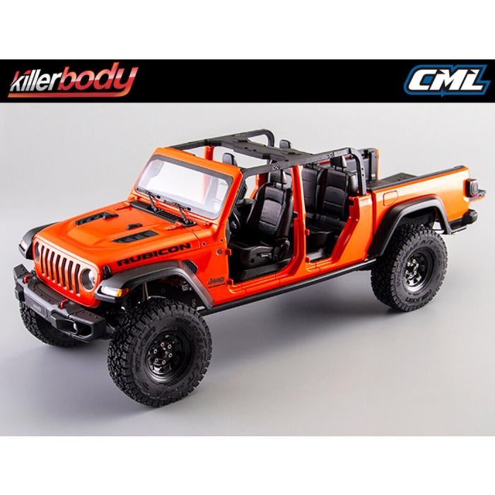 Killerbody 1:10 Jeep Gladiator Rubicon Complete Body Set - Orange