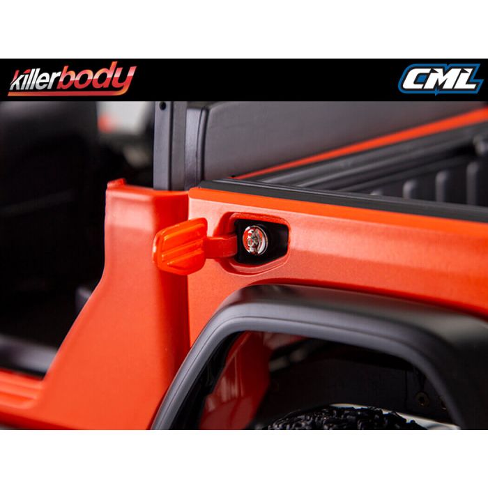 Killerbody 1:10 Jeep Gladiator Rubicon Complete Body Set - Orange
