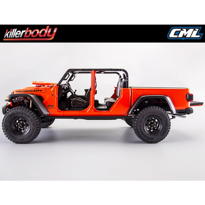 Killerbody 1:10 Jeep Gladiator Rubicon Complete Body Set - Orange