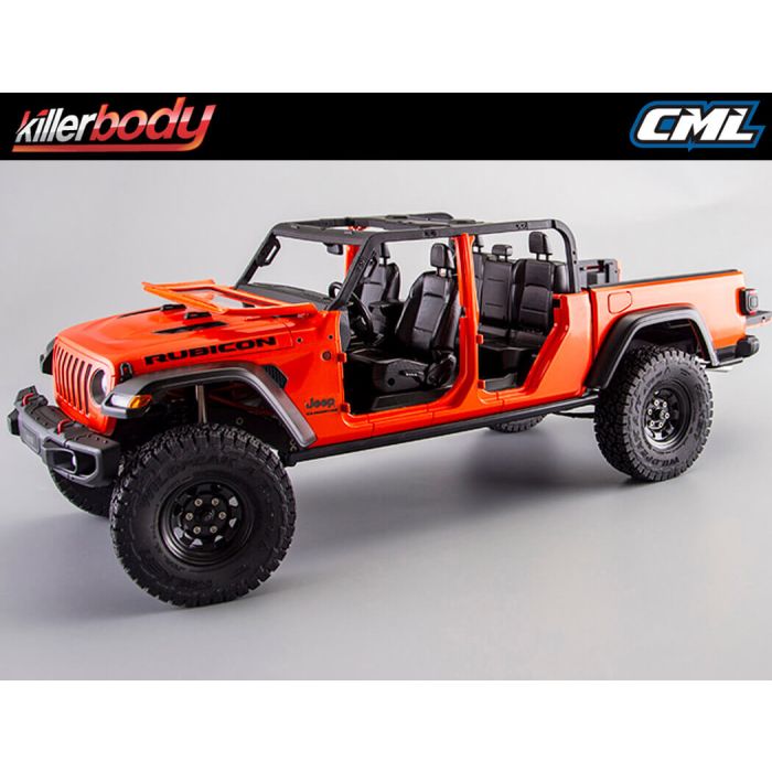 Killerbody 1:10 Jeep Gladiator Rubicon Complete Body Set - Orange