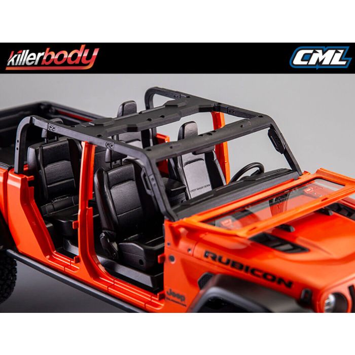 Killerbody 1:10 Jeep Gladiator Rubicon Complete Body Set - Orange
