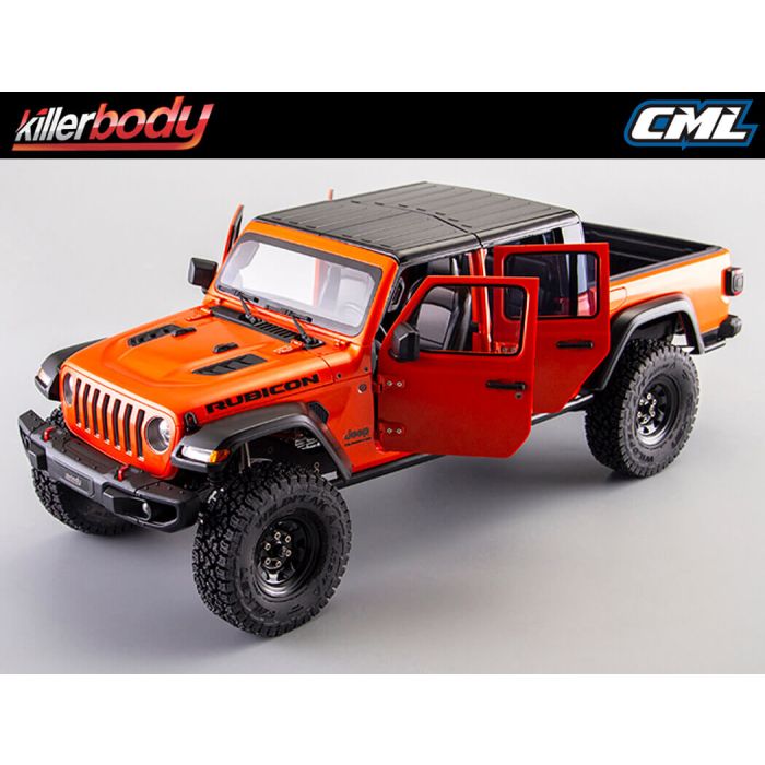Killerbody 1:10 Jeep Gladiator Rubicon Complete Body Set - Orange