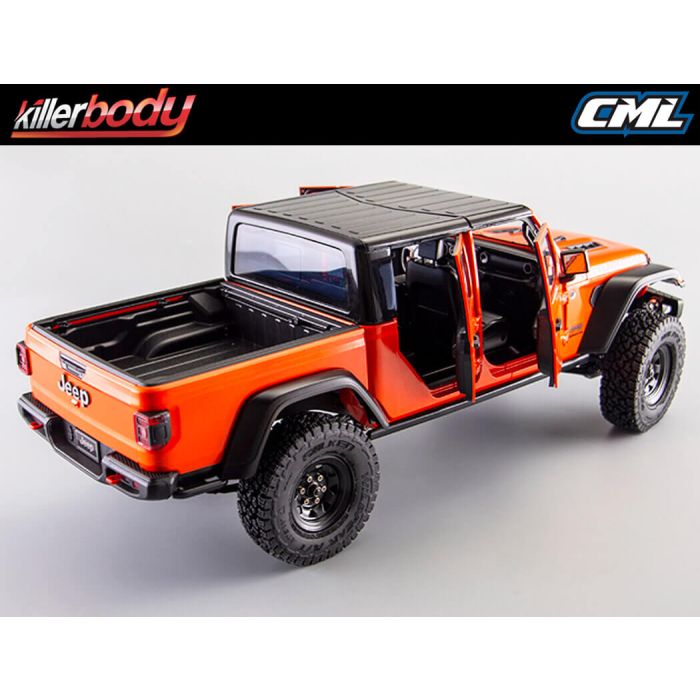 Killerbody 1:10 Jeep Gladiator Rubicon Complete Body Set - Orange