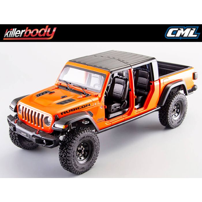Killerbody 1:10 Jeep Gladiator Rubicon Complete Body Set - Orange